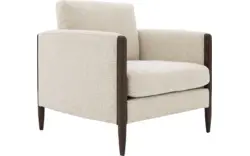 Goossens fauteuil handsome beige stof - 8260374-goossens-handsome-fauteuil-stof-01