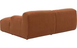 Goossens excellent loungebank sens bruin stof - 8260375-gespiegeld-02