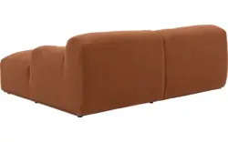 Goossens excellent loungebank sens bruin stof - 8260375-gespiegeld-02