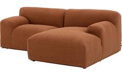 Goossens excellent loungebank sens bruin stof - 8260375-gespiegeld-02