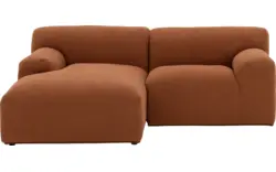 Goossens excellent loungebank sens bruin stof - 8260375-goossens-excellent-sens-bank-stof-bruin-01