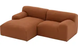 Goossens excellent loungebank sens bruin stof - 8260375-goossens-excellent-sens-bank-stof-bruin-01