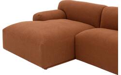 Goossens excellent loungebank sens bruin stof - 8260375-goossens-excellent-sens-bank-stof-bruin-01