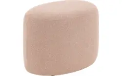 Goossens eetkamerpoef alta roze stof - 8260379-goossens-alta-eetkamerstoel-stof-roze-01