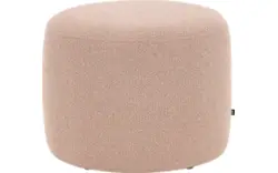 Goossens eetkamerpoef alta roze stof - 8260379-goossens-alta-eetkamerstoel-stof-roze-01