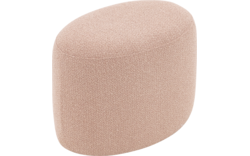 Goossens eetkamerpoef alta roze stof - 8260379-goossens-alta-eetkamerstoel-stof-roze-01