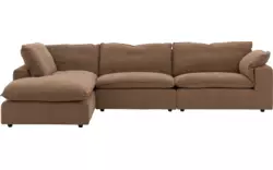 Goossens hoekbank august bruin stof - 8260407-gespiegeld-02