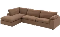 Goossens hoekbank august bruin stof - 8260407-gespiegeld-02
