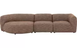 Goossens zitbank howard bruin stof - 8260409-goossens-howard-bank-stof-bruin-01