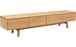 Goossens basic tv meubel emilie blank eiken - 8260424-goossens-basic-emilie-tv-meubel-eiken-blank-01