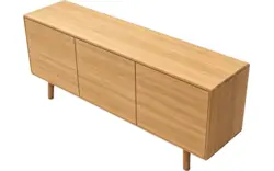 Goossens basic dressoir emilie blank eiken - 8260425-goossens-basic-emilie-dressoir-eiken-01