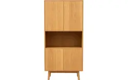 Goossens basic opbergkast emilie blank eiken - 8260426-goossens-basic-emilie-opbergkast-eiken-01