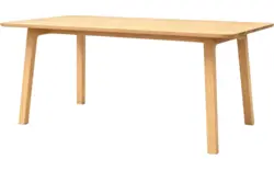 Goossens basic eettafel emilie blank eiken - 8260427-goossens-basic-emilie-eettafel-eiken-blank-01