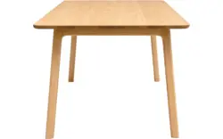 Goossens basic eettafel emilie blank eiken - 8260428-goossens-basic-emilie-eettafel-eiken-blank-01