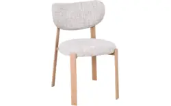 Goossens basic eetkamerstoel linde beige stof - 8260448-goossens-basic-linde-eetkamerstoel-stof-beige-01