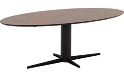 Goossens eettafel suzy bruin hpl - 8260463-goossens-suzy-eettafel-hpl-bruin-01