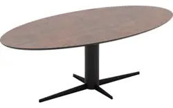 Goossens eettafel suzy bruin hpl - 8260463-goossens-suzy-eettafel-hpl-bruin-01