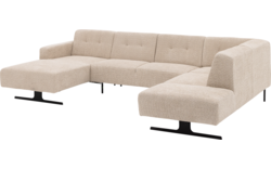 Goossens u bank ares beige stof - 8260600-goossens-ares-bank-stof-beige-01