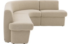 Goossens eetkamer hoekbank florence beige stof - 8260604-goossens-florence-eetkamerstoel-stof-beige-01