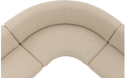 Goossens eetkamer hoekbank florence beige stof - 8260604-goossens-florence-eetkamerstoel-stof-beige-01