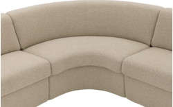 Goossens eetkamer hoekbank florence beige stof - 8260604-goossens-florence-eetkamerstoel-stof-beige-01