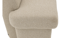 Goossens eetkamer hoekbank florence beige stof - 8260604-goossens-florence-eetkamerstoel-stof-beige-01
