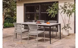 Goossens tuinstoel sestri bruin buitenstof - 8252994-goossens-sestri-tuinstoelen-buitenstof-01