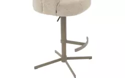 Goossens excellent barstoel roma beige stof - 8260655-goossens-excellent-roma-barstoel-stof-01