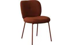 Goossens basic eetkamerstoel eller bruin stof - 8260657-goossens-basic-eller-eetkamerstoel-stof-bruin-01