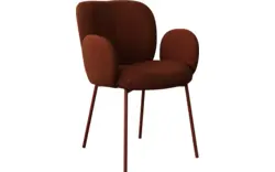 Goossens basic eetkamerstoel eller bruin stof - 8260661-goossens-basic-eller-eetkamerstoel-stof-bruin-01