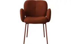 Goossens basic eetkamerstoel eller bruin stof - 8260661-goossens-basic-eller-eetkamerstoel-stof-bruin-02