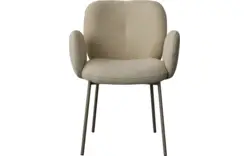 Goossens basic eetkamerstoel eller beige stof - 8260662-goossens-basic-eller-eetkamerstoel-stof-beige-02