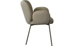 Goossens basic eetkamerstoel eller beige stof - 8260662-goossens-basic-eller-eetkamerstoel-stof-beige-01