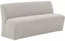 Goossens eetkamerbank montana beige stof - 8260668-goossens-montana-eetkamerstoel-stof-beige-01