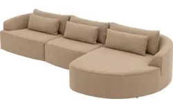 Goossens loungebank silas bruin stof - 8260670-gespiegeld-02