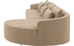 Goossens loungebank silas bruin stof - 8260670-gespiegeld-02
