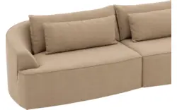 Goossens loungebank silas bruin stof - 8260670-gespiegeld-02
