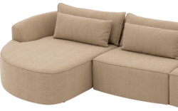 Goossens loungebank silas bruin stof - 8260670-goossens-silas-bank-stof-bruin-01