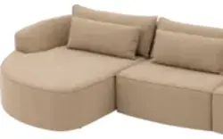 Goossens loungebank silas bruin stof - 8260670-goossens-silas-bank-stof-bruin-01