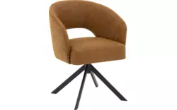 Goossens excellent eetkamerstoel ilse bruin micro leer - 8260732-goossens-excellent-ilse-eetkamerstoel-micro-leer-bruin-01