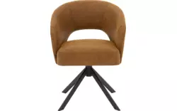 Goossens excellent eetkamerstoel ilse bruin micro leer - 8260732-goossens-excellent-ilse-eetkamerstoel-micro-leer-bruin-01