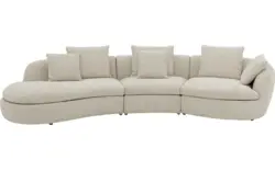 Goossens loungebank diana beige stof - 8260735-gespiegeld-02