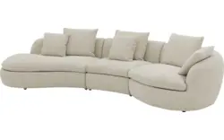 Goossens loungebank diana beige stof - 8260735-gespiegeld-02