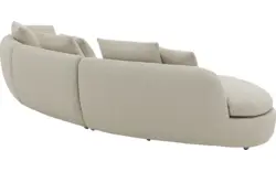 Goossens loungebank diana beige stof - 8260735-gespiegeld-02