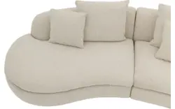 Goossens loungebank diana beige stof - 8260735-gespiegeld-02