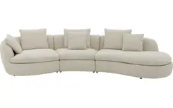 Goossens loungebank diana beige stof - 8260735-goossens-diana-bank-stof-beige-01