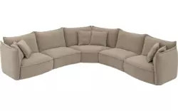 Goossens hoekbank tess bruin stof - 8260736-goossens-tess-bank-stof-bruin-01