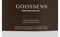 Goossens matrasbeschermingsset matras beschermingsset mbs wit stof - 8260753-goossens-matras-beschermingsset-mbs-matrasbeschermer-stof-01