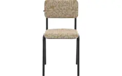 Goossens eetkamerstoel chaplin geel stof - 8260764-goossens-chaplin-eetkamerstoel-stof-geel-01