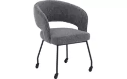 Goossens excellent eetkamerstoel ostuni grijs stof - 8260766-goossens-excellent-ostuni-eetkamerstoel-stof-grijs-01